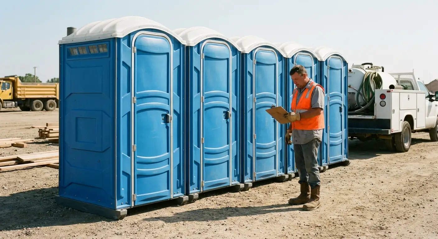 Portable toilet site planning and placement logistics in Lee's Summit, MO