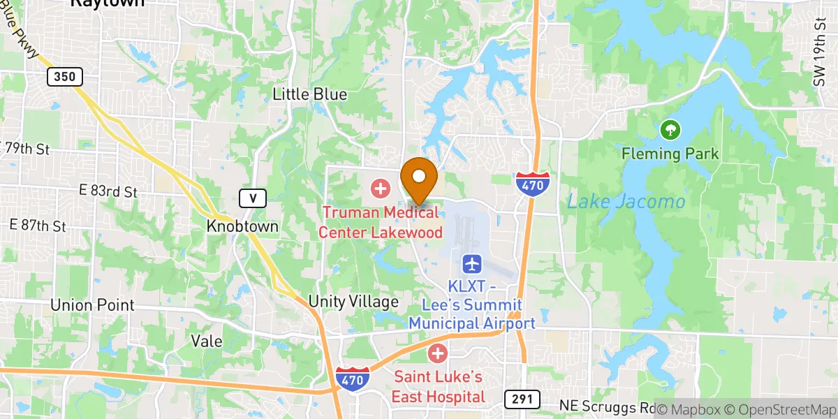 neighborhood map in Lee's Summit, MO