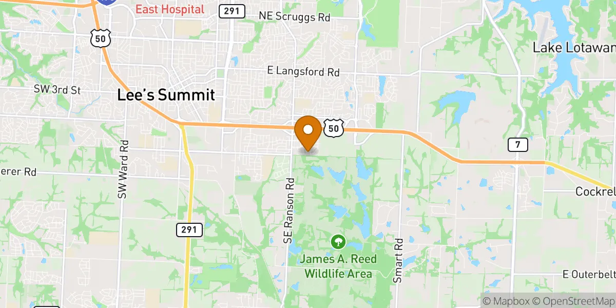 neighborhood map in Lee's Summit, MO