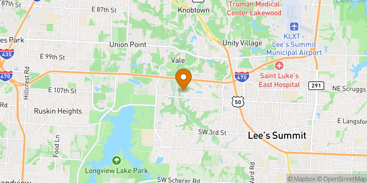 neighborhood map in Lee's Summit, MO